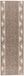 vidaXL Tapijtloper FLORNES Geweven Taupe 100 x 450 cm PP 7 mm