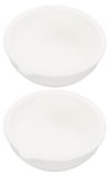Set de 2 poêles en céramique résistantes à la chaleur en quartz