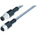 binder 77 3430 3429 20708-0500-20 Connecteur capteur/actionneur, assemblé M12 8 pôles femelle, droit, mâle, droit 5 m 1 pc
