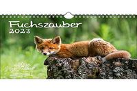 Fuchszauber KN2023-4W-0032-D-0 A4-kalender voor vos en vossen 2023, souvenirs, meerkleurig