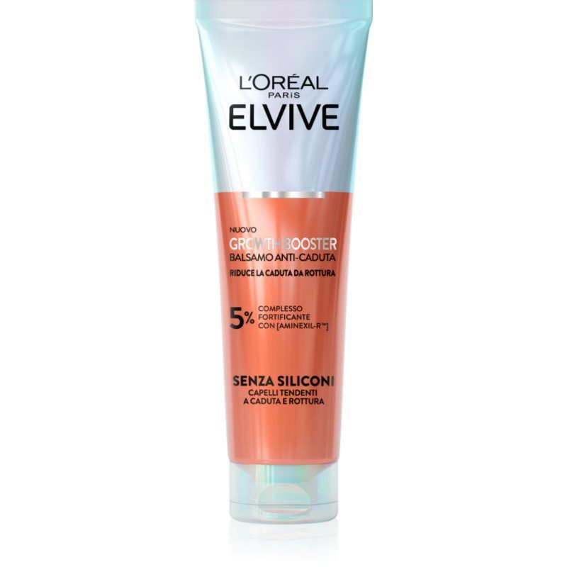 L'Oréal Paris Elvive versterkende anti-haaruitvalbalsem voor zwak en breekbaar haar, 10 x verminderde uitval, met versterkend complex Aminexil-R, Growth Booster, 150 ml