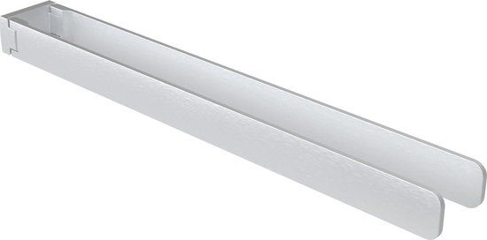 Haceka Aline Dubbele Handdoekhouder 46cm Draaibaar Geborsteld Aluminium
