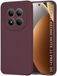 Techsuit Hoesje geschikt voor Xiaomi Redmi Note 15 Pro Plus / Xiaomi Poco M8 Pro - Soft Flex Silicone Back Cover - Plum Red
