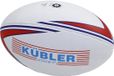 Kuebler Sport Ballon de rugby officiel - Wit/Rood/Blauw, Taille 5