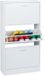 Merkloos Relaxdays Schoenenkast - 113 x 60 x 24 cm - Wit