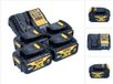 DeWalt DCB 1104 M4 18V 4x 4.0 Ah batteries with DCB 1104 charger