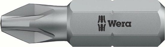 Wera 5072082001 1/4" Pozidrive Bit - PZ2 x 25mm