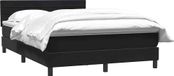 vidaXL Boxspring met matras velours noir 160x210 cm