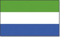 Merkloos / Sans marque Sierra Leone Vlag Sierra Leone - 90 x 150 cm
