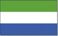 Merkloos / Sans marque Sierra Leone Vlag Sierra Leone - 90 x 150 cm