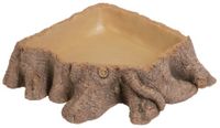 Hobby Drinkschaal Stump in boomwortel look voor terrarium 28x26x8cm