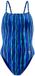 Speedo Maillot de bain femme Printed Web Back Brushy Stripes-Bleu cobalt