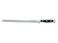 GÜDE Solingen - Zalmmes gesmeed, 26 cm, POM zwart, ALPHA, dubbele bolster, Handgemaakt Duitsland