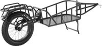 VEVOR Fietskar, 32 kg laadvermogen, Fietskar, Snelspanontwerp met universele koppeling, 50,8 cm wielen, Past op de meeste fietswielen, Frame van koolstofstaal