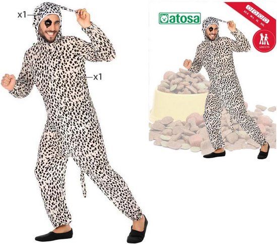 Grappig en Fout Volledig verkleedpak Unisex XL - Zwart/Wit/Blauw/Groen