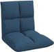 vidaXL Fauteuil réglable Bleu Tissu
