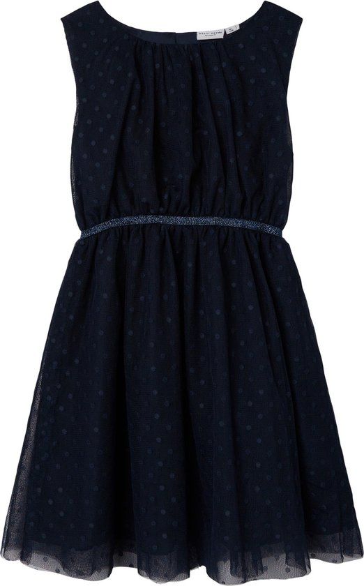 NAME IT NKFVABOSS Girls' Dress - Size 104 - Dark Sapphire