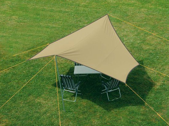Eurotrail Tarp 5 Wing BTC 440 x 400 cm - Beige - Katoen
