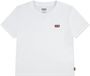 Levi's® Kids Batwing Chest Hit T-shirt Korte Mouwen Wit Jongen