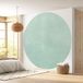 Papier peint rond - couleur tendance - 687 - diamètre 100 cm