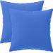 vidaXL - Kussensloop - 2 stuks - HEERLEN - Koninklijk Blauw - 40 x 40 cm - Polyester