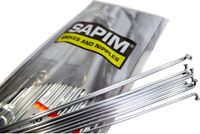Sapim spaak 13-286 zilver/nippel (1 stuk) staal
