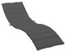 Merkloos Comfortabel Ligstoelkussen antraciet 200 x 60 x 3 cm