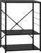 Syfax Magnetronkast bewerkt hout zwart 60x39,6x79,5 cm