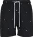 Urban Classics Embroidery Palmtree Zwemshorts Heren Zwart S