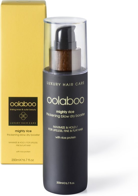 Oolaboo mighty rice blow dry booster