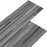 vidaXL - Vloerplanken - Gestreept - grijs - 5,02 m² - 36 st - PVC