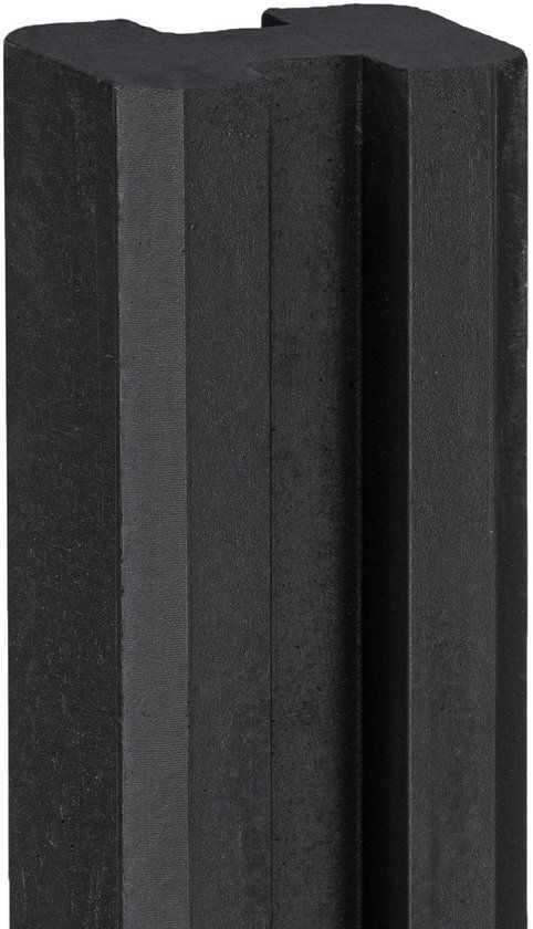 Merkloos Berton sleufpaal Reest gecoat tussenmodel 272 cm met kabeldoorvoer Tuindeco