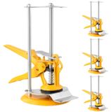 Merkloos Tegelheffer set van 4 van roestvrij staal, instelbaar tussen 1 en 10 cm, draagvermogen 500 kg
