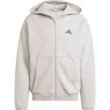 Adidas Future Icons Small Logo Sweatshirt Met Rits Grijs S / Regular Man