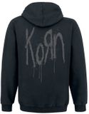 Korn Korn Black Logo Heren Trui met capuchon - zwart - 5XL