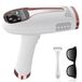 MODFU Appareil d'épilation laser IPL avec 5 niveaux d'énergie, 999.999 impulsions lumineuses, appareil d'épilation IPL à refroidissement par glace, appareil de beauté pour le soin de la peau