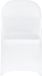 VEVOR Stoelhoezen, Stretch Stoelhoezen, 150 Stuks, Wasbare en Afneembare Stoelhoezen van Polyester-Spandex voor Bruiloften en Diners, Geschikt voor Klapstoelen, 45 X 46 X 77 cm, Wit