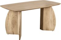Lewis & Loft Eettafel Lon - Deens ovaal - FSC®-gecertificeerd mangohout - 160x80 cm - Naturel