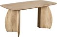 Lewis & Loft Eettafel Lon - Deens ovaal - FSC®-gecertificeerd mangohout - 160x80 cm - Naturel