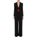 Moschino Inflatable Heart Cady Jacket Black Taille: 40