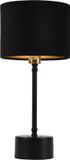 lux.pro Tafellamp Deventer 39xØ18 cm E14 zwart en koperkleurig