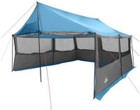 vidaXL Familietent Blauw 450 x 400 x 265 cm Polyester en Staal