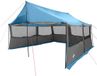 vidaXL Familietent Blauw 450 x 400 x 265 cm Polyester en Staal