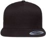 Flexfit Premium 5-Panel Snapback Cap noir - Acrylique - Taille unique
