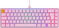 GLORIOUS GMMK 2 Toetsenbord 65% UK QWERTY Roze Formaat | Custom Mechanisch Hotswap Ontwerp, Doubleshot Keycaps, Per-Toets RGB LED Verlichting, Aluminium Behuizing, Fox Switches