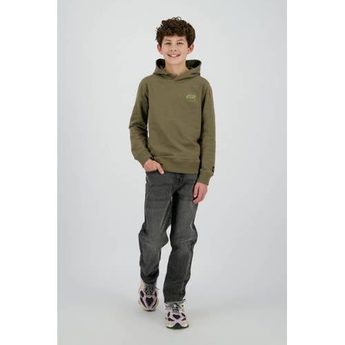 Raizzed hoodie groen Sweater Jongens Stretchkatoen Capuchon Printopdruk - maat 140