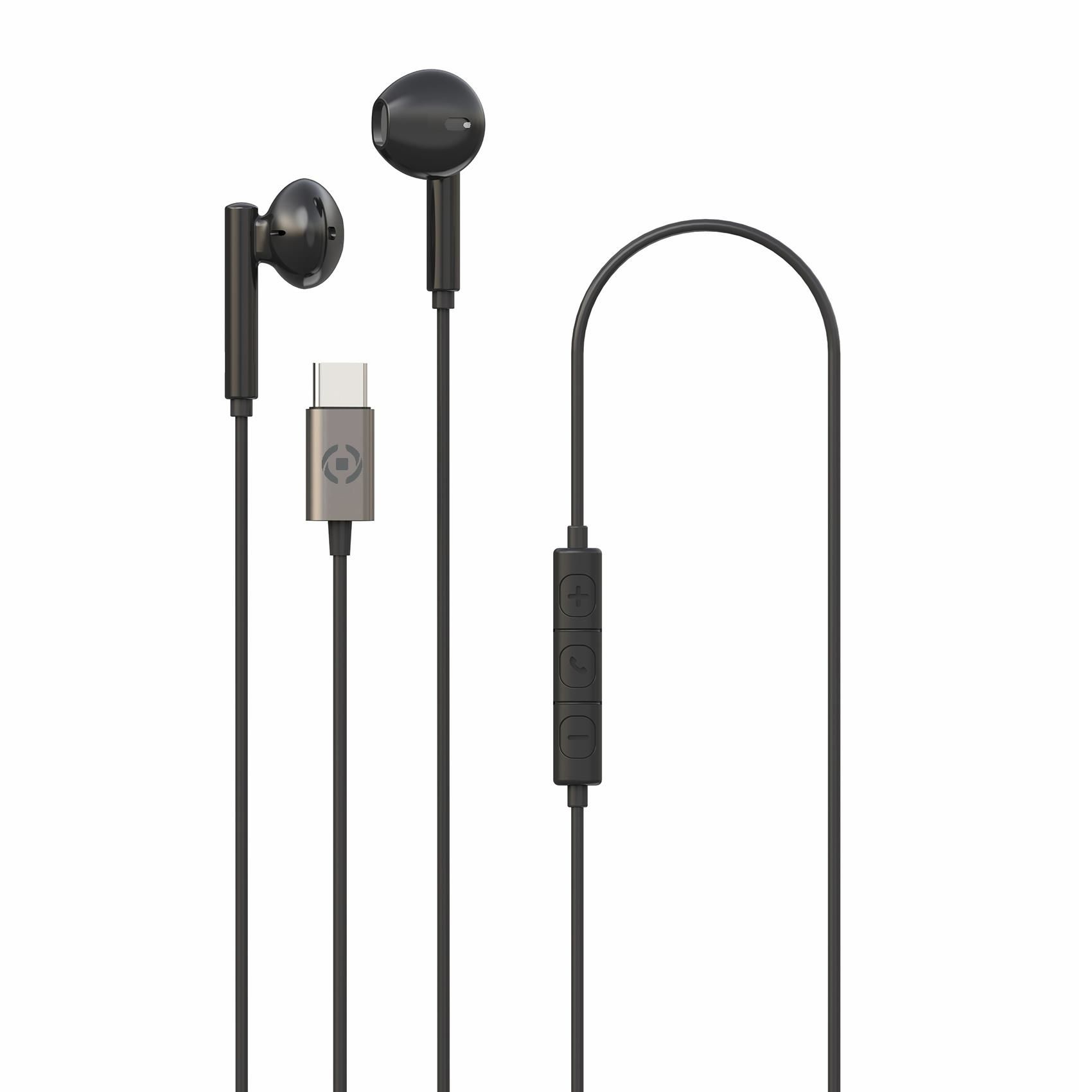 Celly UP1100 - Headphones with Microphone - Black