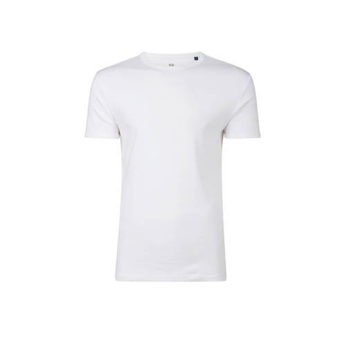 WE Fashion Fundamental slim t-shirt wit