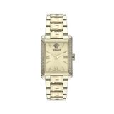 Versace VE1C01324 Polshorloge Dames Goudkleurig Staal Rechthoek Tonneau Kwarts Analoog