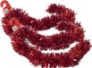 Ger Import Kerstslingers - 2 stuks - Glitter Rood - Folie - 180 x 12 cm